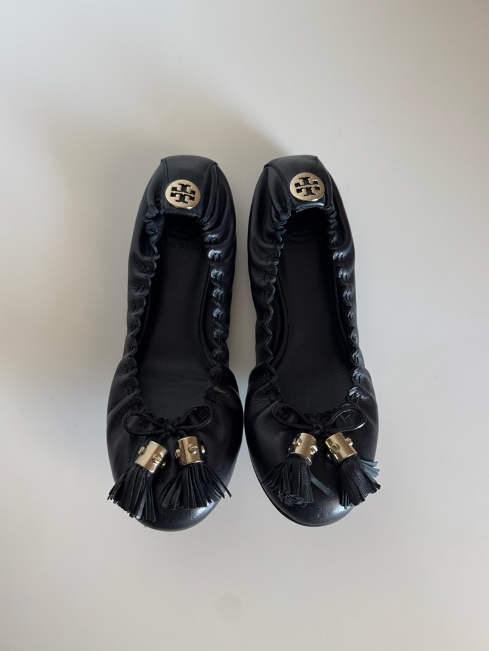 Tory Burch Reese Slip On Tassel Flats